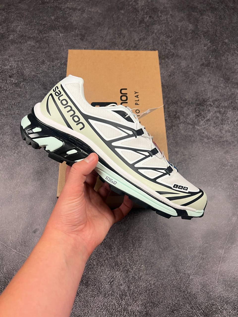 Кросівки Salomon XT-6 ADV LAB White Icy Morn – Wolhen.store